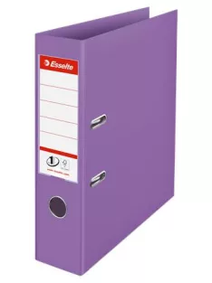   ESSELTE Iratrendező, 75 mm, A4, PP, élvédő sínnel, ESSELTE "Colour'Breeze", levendula