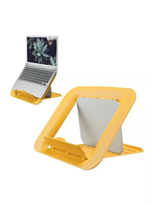 LEITZ Laptop állvány, LEITZ "Ergo Cosy", melegsárga