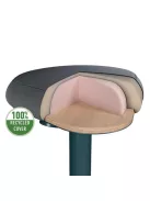 LEITZ Állószék, billenő, ergonomikus, LEITZ "Ergo Active", sötétszürke