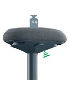 LEITZ Állószék, billenő, ergonomikus, LEITZ "Ergo Active", sötétszürke