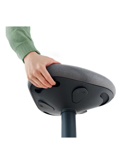 LEITZ Állószék, billenő, ergonomikus, LEITZ "Ergo Active", sötétszürke