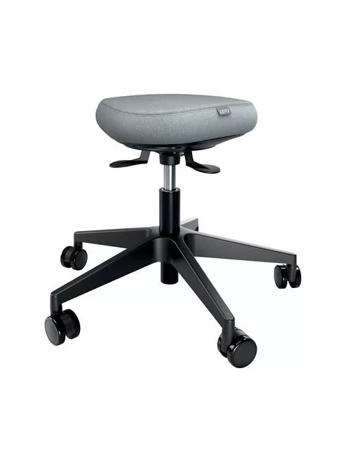 LEITZ Munkaszék, görgős, ergonomikus, LEITZ "Ergo Comfort Active", világosszürke