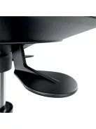 LEITZ Munkaszék, görgős, ergonomikus, LEITZ "Ergo Comfort Active", világosszürke