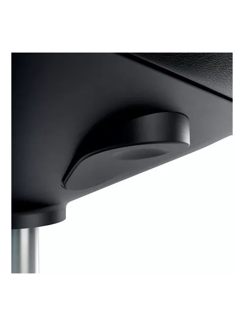 LEITZ Munkaszék, görgős, ergonomikus, LEITZ "Ergo Comfort", sötétszürke