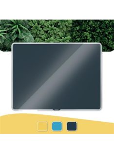   LEITZ Mágneses üvegtábla, 60x40 cm, LEITZ "Cosy", bársonyszürke