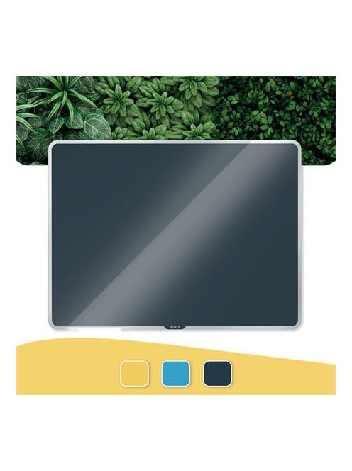 LEITZ Mágneses üvegtábla, 60x40 cm, LEITZ "Cosy", bársonyszürke