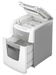   LEITZ Iratmegsemmisítő, mikrokonfetti, 100 lap, LEITZ "IQ AutoFeed SmallOffice 100 P5 Pro"