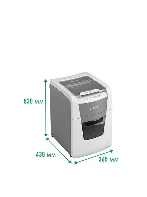 LEITZ Iratmegsemmisítő, mikrokonfetti, 100 lap, LEITZ "IQ AutoFeed SmallOffice 100 P5 Pro"