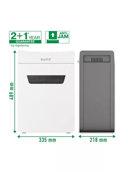 LEITZ Iratmegsemmisítő, konfetti, 10 lap, LEITZ "IQ Protect 10X"