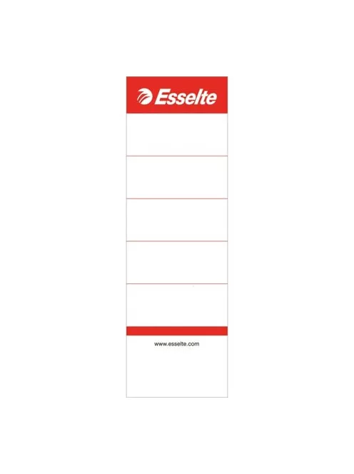 ESSELTE Cserecímke, iratrendezőhöz, kétoldalas, 50x158 mm, ESSELTE, fehér