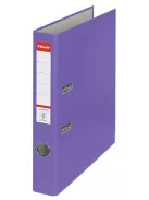 ESSELTE Iratrendező, 50 mm, A4, PP/karton, élvédő sínnel, ESSELTE "Economy", lila
