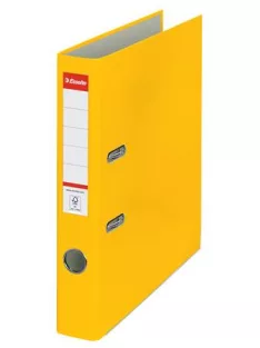   ESSELTE Iratrendező, 50 mm, A4, PP/karton, élvédő sínnel, ESSELTE "Economy", sárga