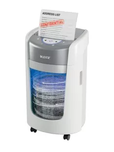   LEITZ Iratmegsemmisítő, mikrokonfetti, 6 lap, LEITZ "IQ OptiMax Home Office 225 P5"