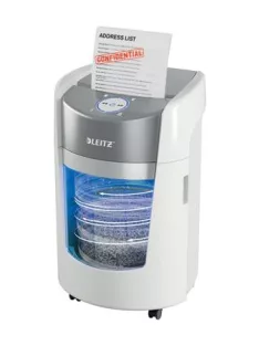   LEITZ Iratmegsemmisítő, mikrokonfetti, 8 lap, LEITZ "IQ OptiMax Small Office 350 P5"