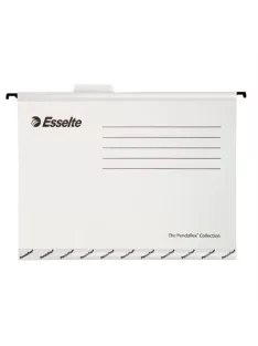   ESSELTE Függőmappa, A4, karton, ESSELTE "Classic", fehér