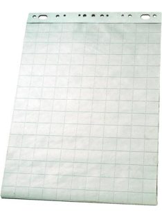   ESSELTE Flipchart papír, sima-kockás, 65 x 95,5 cm, 50 lap, ESSELTE