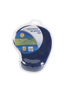 Egérpad csuklótámasszal, géltöltésű, Esperanza kék