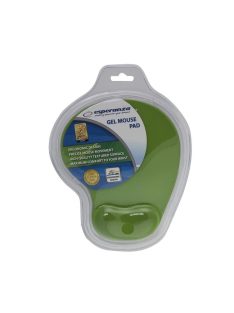 Egérpad csuklótámasszal, géltöltésű, Esperanza zöld