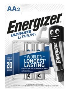   ENERGIZER Elem, AA ceruza, 2 db, Lítium, ENERGIZER "Ultimate Lithium"