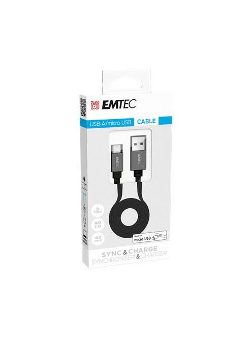 EMTEC USB kábel, USB-A - microUSB, EMTEC "T700B"