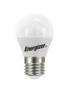 ENERGIZER LED izzó, E27, golf gömb, 4,9W (40W), 470lm, 3000K, ENERGIZER