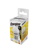 ENERGIZER LED izzó, E27, golf gömb, 4,9W (40W), 470lm, 3000K, ENERGIZER