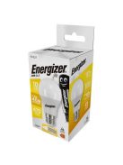 ENERGIZER LED izzó, E27, normál gömb, 4,9W (40W), 470lm, 3000K, ENERGIZER