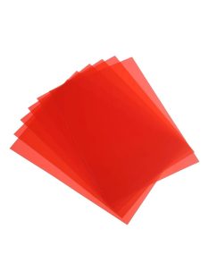   Előlap, A4, 200 micron 100 db/csomag, Bluering® áttetsző piros