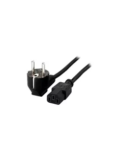 EQUIP Tápkábel, C13/SCHUKO, 1,8 m, EQUIP, fekete