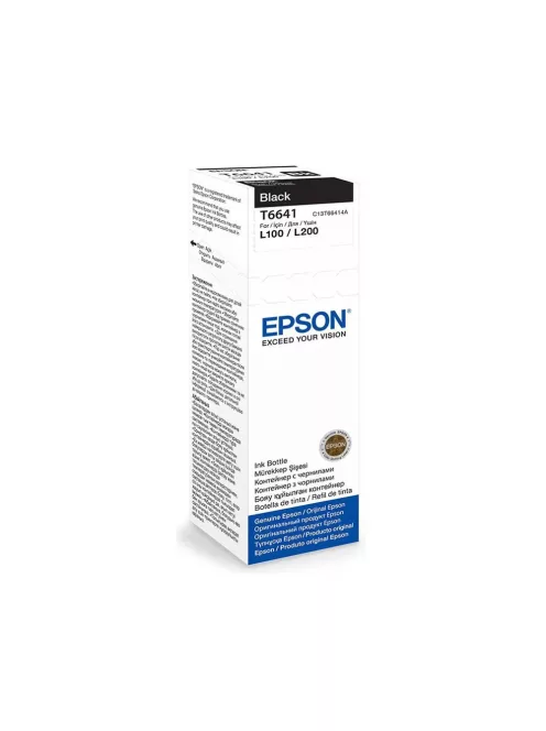 Ink Epson T6641 black ORIGINAL 70ml