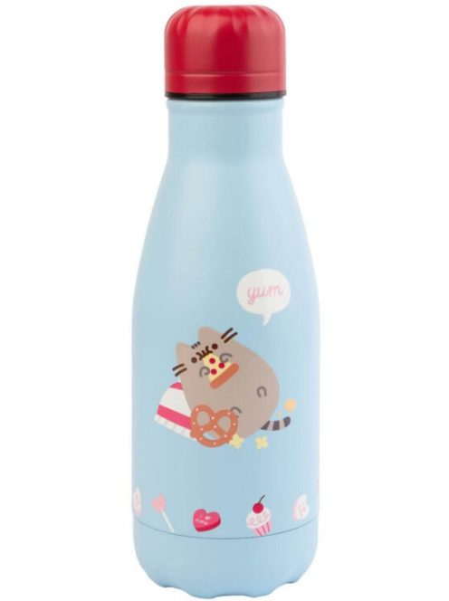 Pusheen cicás kulacs, fém, 260ml, Purrfect Love Collection