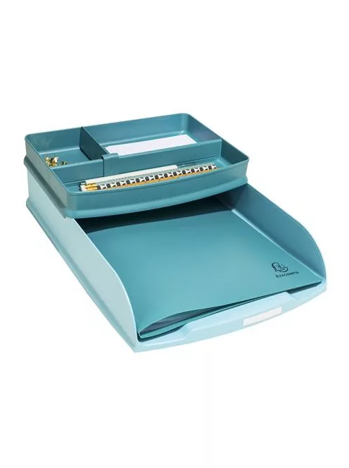 EXACOMPTA Irattálca, műanyag, EXACOMPTA "COMBO Styli Skandi", fagyos kék