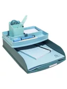 EXACOMPTA Irattálca, műanyag, EXACOMPTA "COMBO Styli Skandi", nyugodt kék