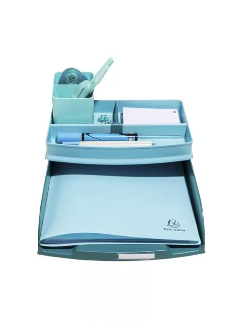 EXACOMPTA Irattálca, műanyag, EXACOMPTA "COMBO Styli Skandi", nyugodt kék