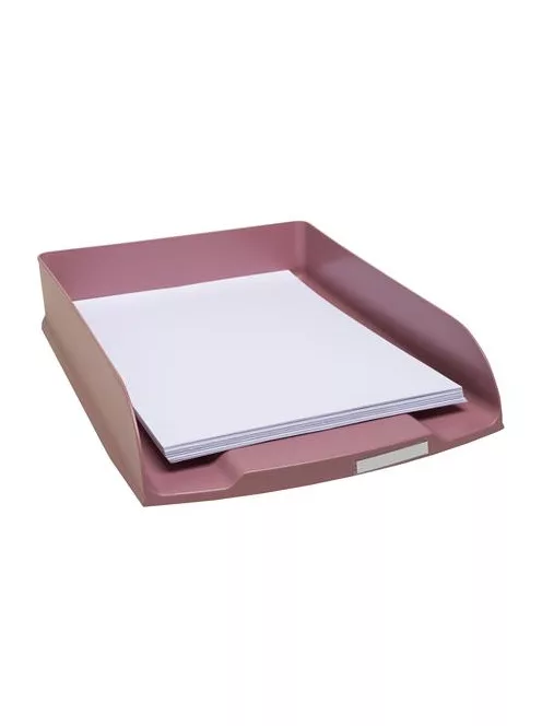 EXACOMPTA Irattálca, műanyag, EXACOMPTA "COMBO Styli Skandi", rózsaszín