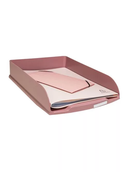EXACOMPTA Irattálca, műanyag, EXACOMPTA "COMBO Styli Skandi", rózsaszín