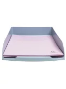 EXACOMPTA Irattálca, műanyag, EXACOMPTA "COMBO Styli AutentiK", kékesszürke