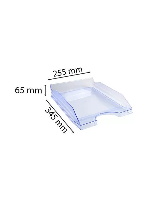 EXACOMPTA Irattálca, műanyag, A4+, EXACOMPTA "Linicolor®", jégkék