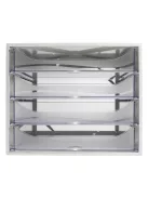 EXACOMPTA Irattároló, műanyag, 4 fiókos, EXACOMPTA "Ecobox Office", szürke-áttetsző