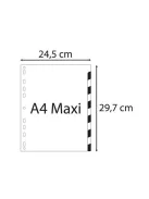 EXACOMPTA Regiszter, műanyag, A4+, 1-12, EXACOMPTA, színes