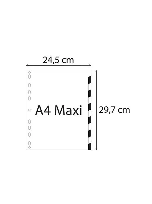 EXACOMPTA Regiszter, műanyag, A4+, 1-12, EXACOMPTA, színes