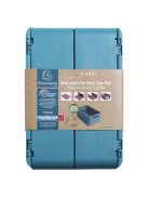 EXACOMPTA Tárolódoboz, A5+, összecsukható, EXACOMPTA "Skandi", nyugodt kék