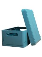 EXACOMPTA Tárolódoboz, A5+, összecsukható, EXACOMPTA "Skandi", nyugodt kék