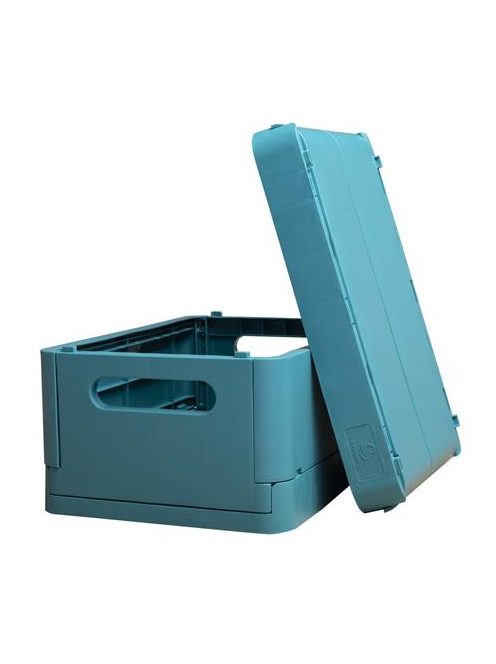 EXACOMPTA Tárolódoboz, A5+, összecsukható, EXACOMPTA "Skandi", nyugodt kék