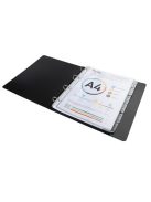 EXACOMPTA Regiszter, műanyag, A4+, 1-12, EXACOMPTA, szürke