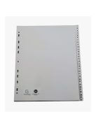 EXACOMPTA Regiszter, műanyag, A4+, 1-31, EXACOMPTA, szürke