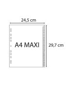 EXACOMPTA Regiszter, műanyag, A4+, 1-31, EXACOMPTA, szürke