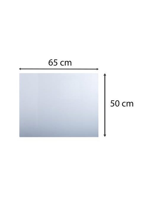 EXACOMPTA Könyökalátét, PVC, 500x650 mm, EXACOMPTA, áttetsző