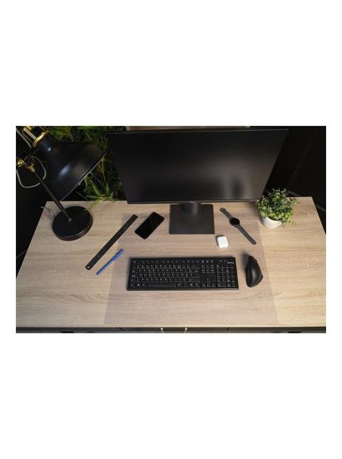 EXACOMPTA Könyökalátét, PVC, 500x650 mm, EXACOMPTA, áttetsző