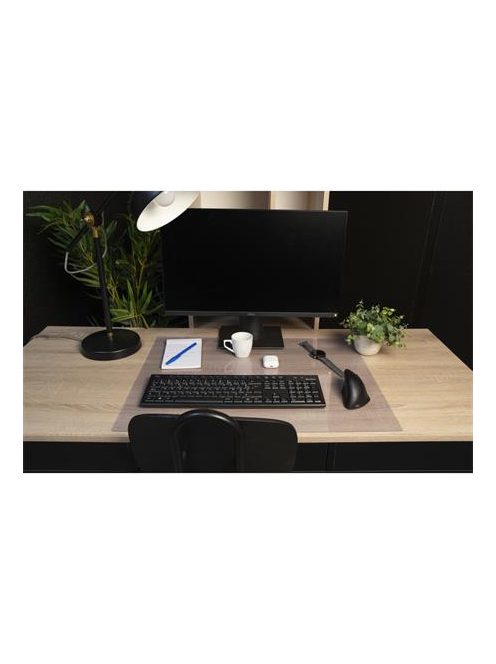 EXACOMPTA Könyökalátét, PVC, 500x650 mm, EXACOMPTA, áttetsző